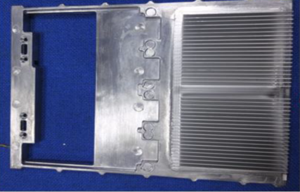 Die-casting inlay radiator